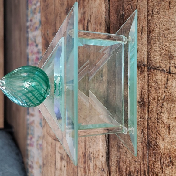 Vintage Art Deco Art Glass jewelry box or catchall. - Picture 5 of 6